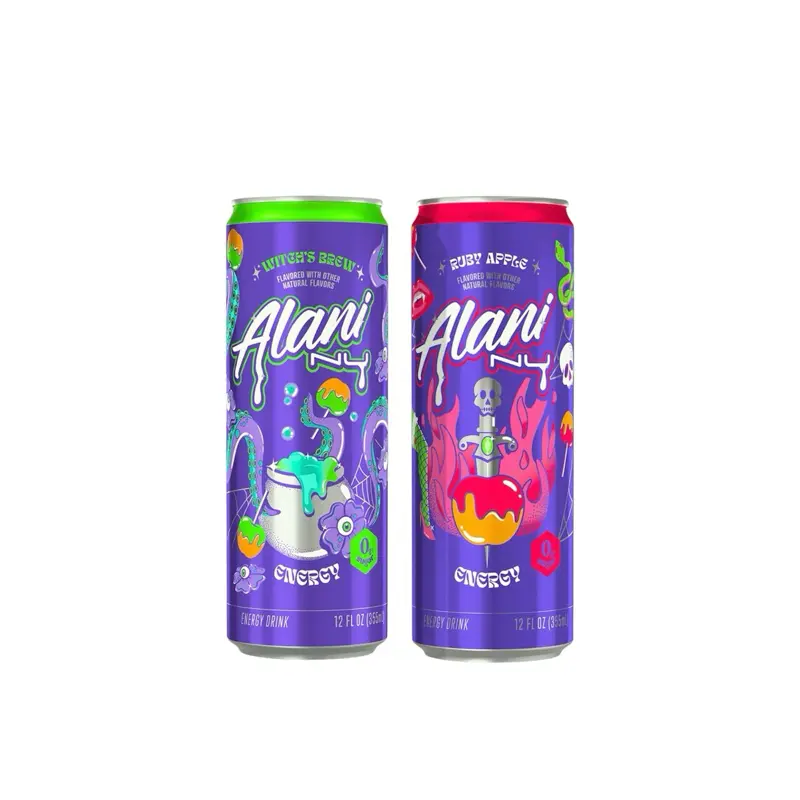 Alani Nu 2 Pack Bundle- Witch Brews & Ruby Apply Energy Drink Multipack