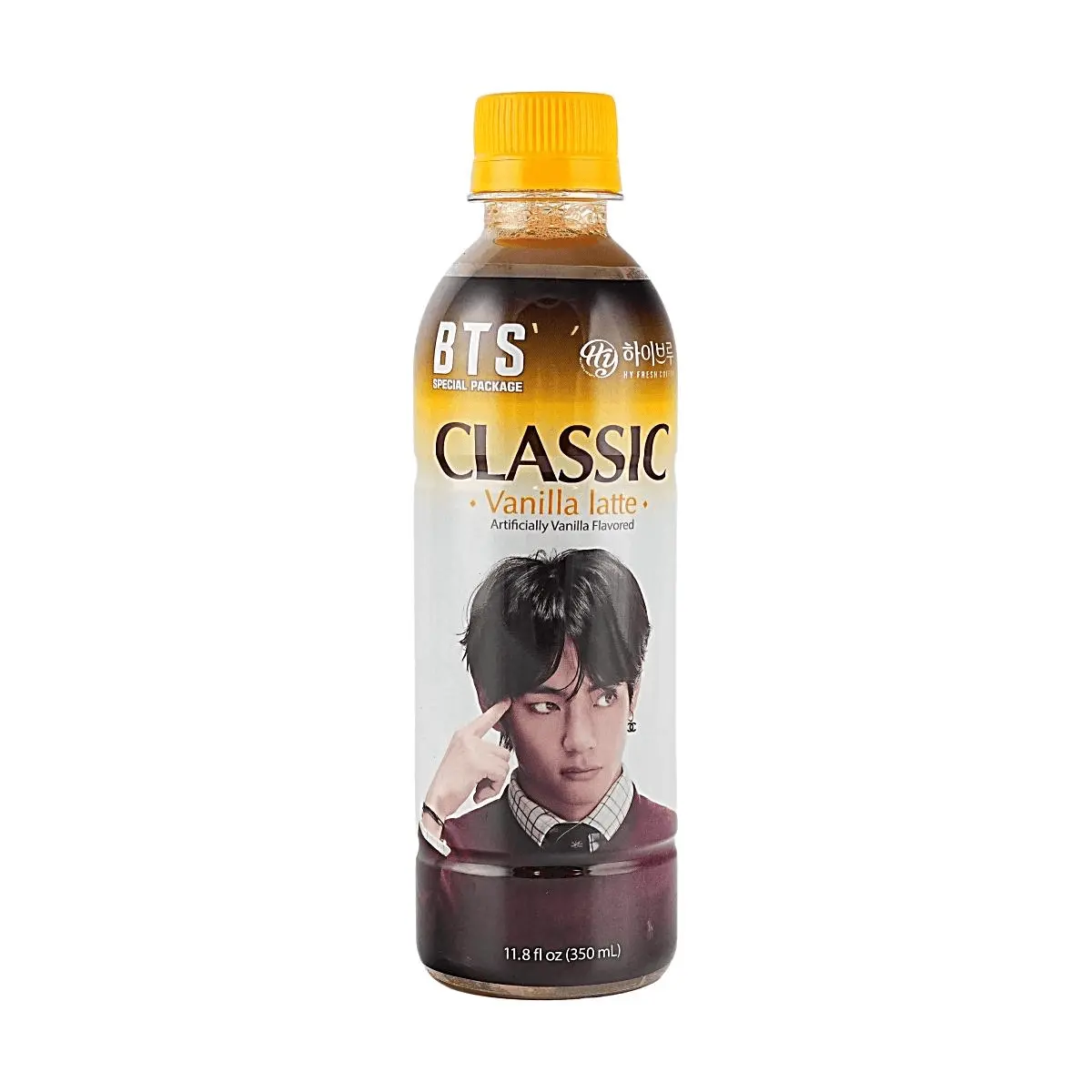 HANYA Korean Vanilla Latte Coffee Drink - BTS Official Collaboration, 350ml