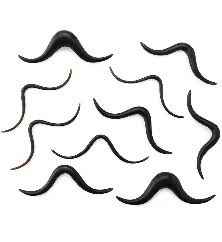 Handlebar Mustache Horn Septum Bar