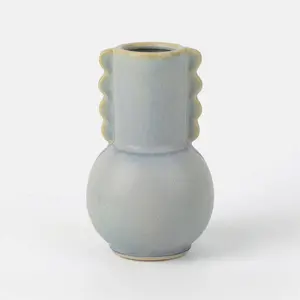Ceramic Wiggle Edge Vase