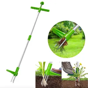 Manual Weed Puller Garden Tool, Dual Section Detachable Design, Handheld Weeding Device for Lawn Care, Garden Maintenance, Gardening Essential