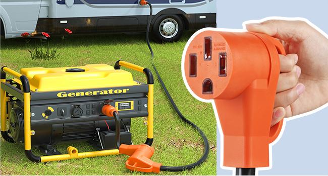 Nilight RV Generator Adapter Cord 30Amp to 50 Amp 3 Prong Pure Copper Heavy Duty Twist Lock Male Plug 10 Gauge Wire L5-30P 14-50R 30M/50F for RVs Camper Caravan Van Trailer Nilight RV Generator Adapter Cord 30Amp to 50 Amp 3 Prong Pure Copper Heavy Duty Twist Lock Male Plug 10 Gauge Wire L5-30P 14-50R 30M/50F for RVs Camper Caravan Van Trailer