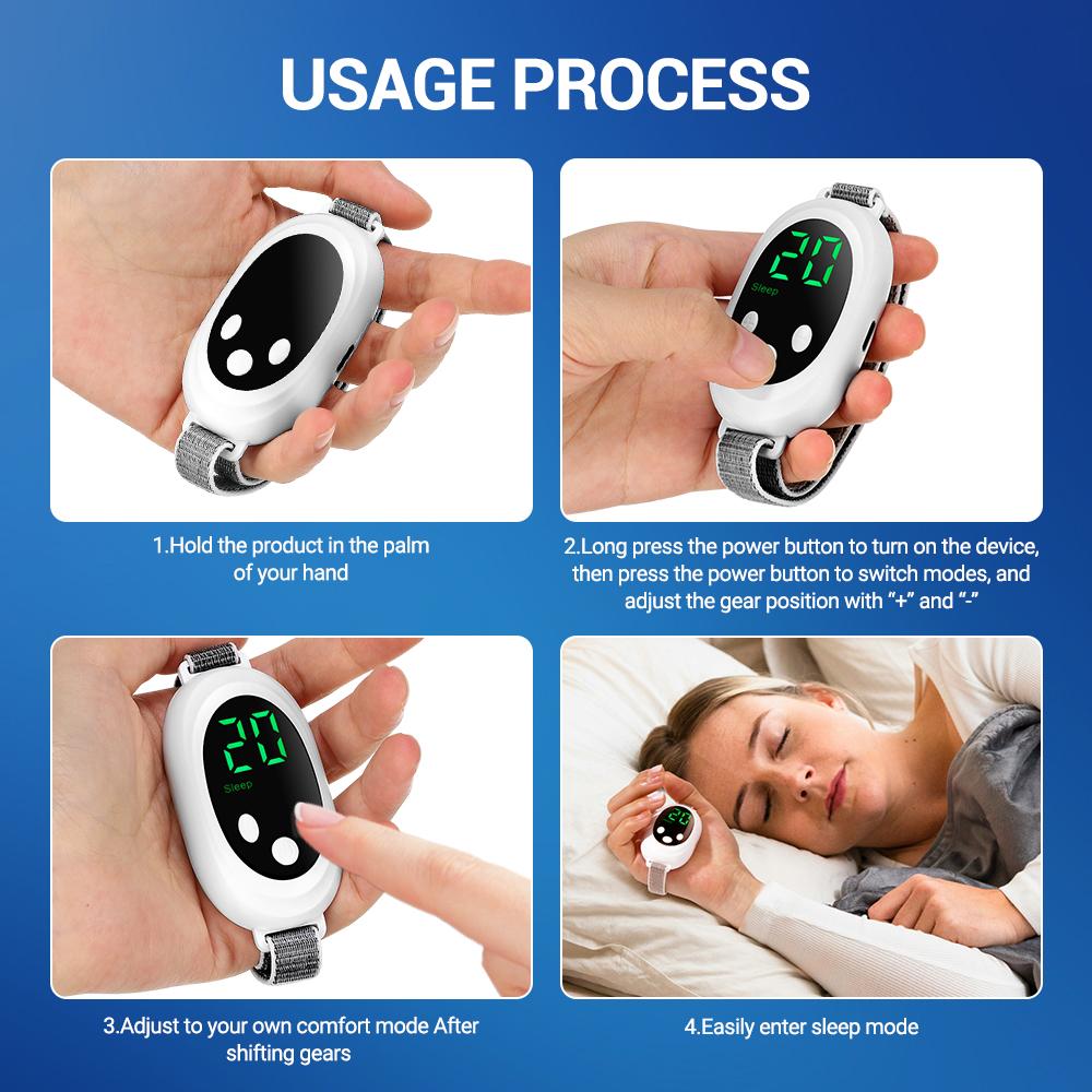 Handheld Microcurrent Sleep Aid Device Smart Sleep Instrument Portable Relaxation Tool for Home Office Travel USB-C Charging Deep Sleep Support Anxiety Relief for Adults Handheld Microcurrent Sleep Aid Device Smart Sleep Instrument Portable Relaxation Tool for Home Office Travel USB-C Charging Deep Sleep Support Anxiety Relief for Adults