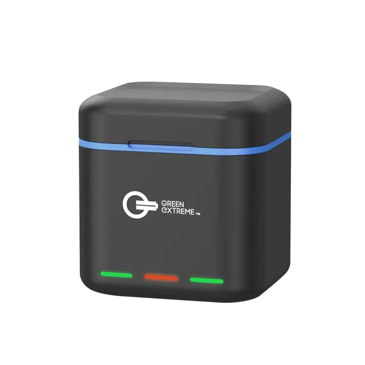Green Extreme Triple Camera Charger for GoPro Hero 9/10/11/12 Batteries - Efficient Charging Action Camera Accessories, Triple Charger