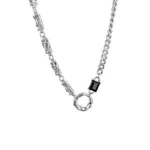 Minimalist Jewelry Urban Elegance Silver Link Necklace vampire jewelry