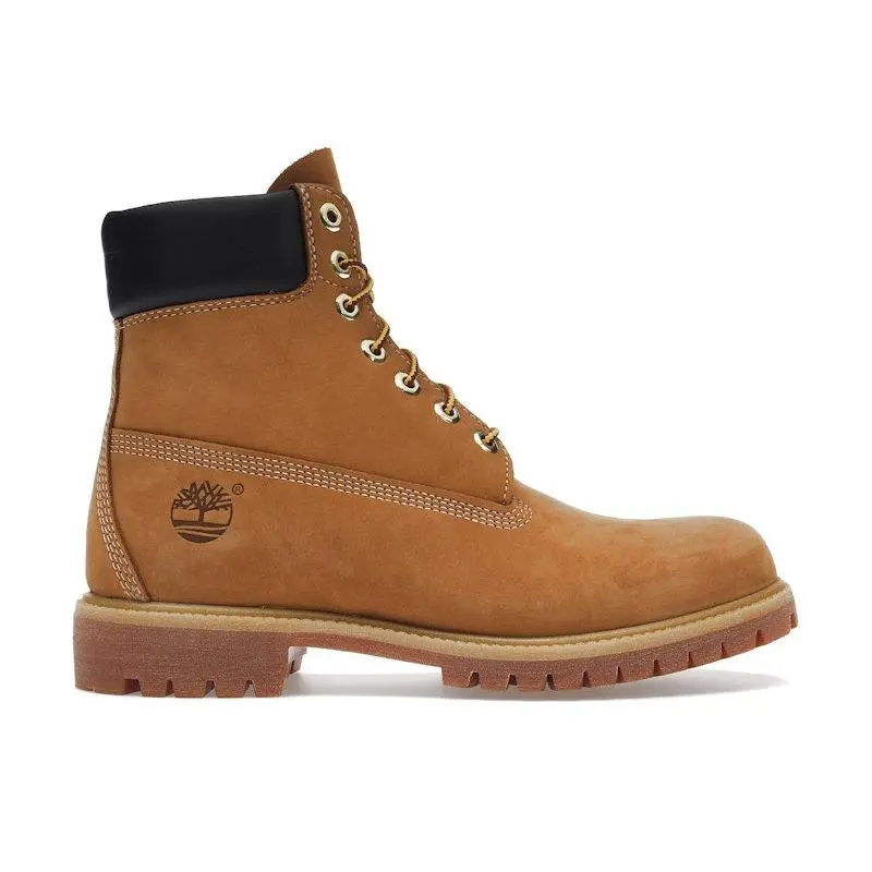 Timberland Men's 6" Premium Waterproof Boot Wheat Hiking Shoes, from StockX