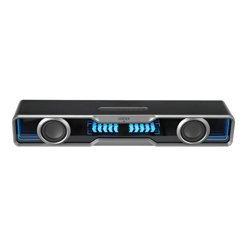 Edifier QS30 Multimedia Soundbar, Bluetooth V5.4 Enhanced Bass Integrated Mic with Dynamic Lighting Multiple Sound Effects, USB Powered Speaker for Desktop PC Laptop Tablets