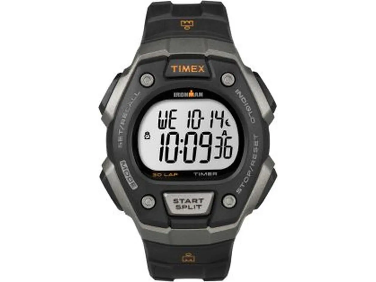 Timex T5K821 Mens Ironma Black Resin Quartz Watch
