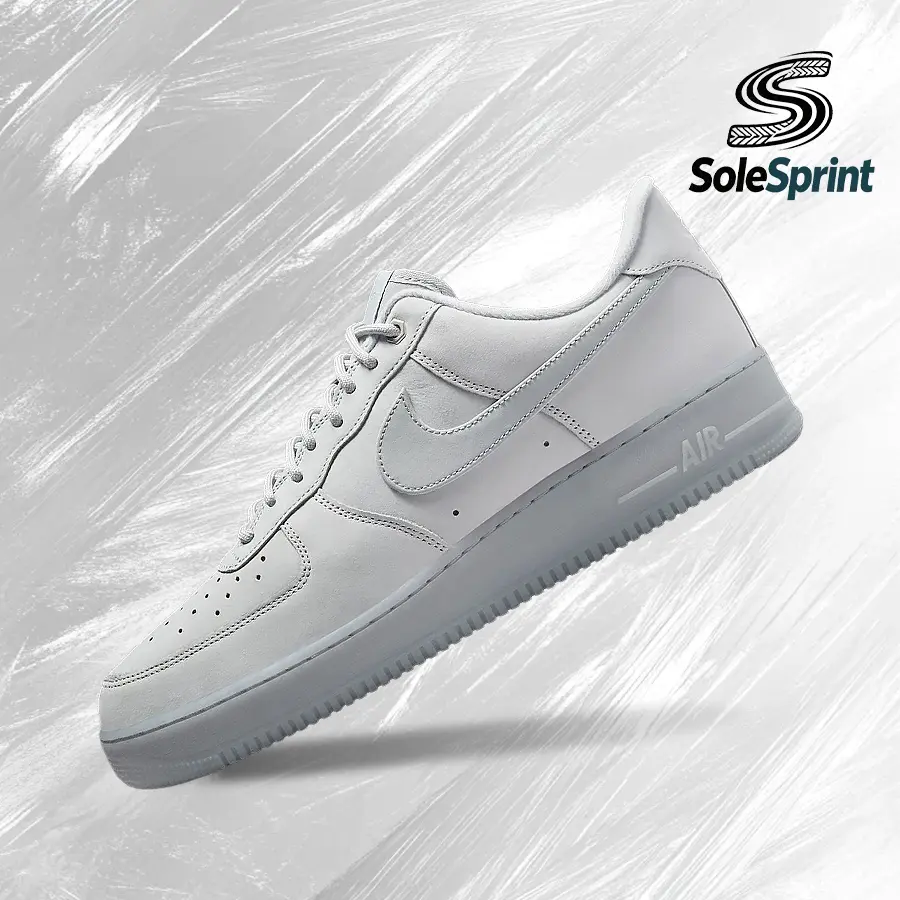 Nike Air Force 1 '07 Low WB Triple Wolf Grey Men's Classic Athletic Sports Footwear - CJ9179-002 Shock-Absorb Runner, Vintage Casual Shoes for Gym, Streetwear Use, Athletic Sneakers, Trendy Walking Sneaker