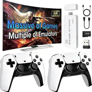 3.0 Upgraded Retro Game with Games HDMI Output with 2 Wireless Controllers for TV Monitor Console Built in 2 Wireless Controllers for Birthday Gift