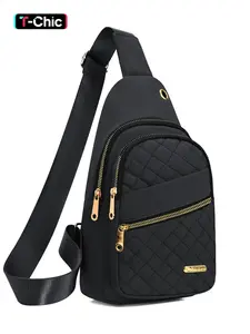 Women's Simple Casual Multi-Pocket Chest Bag, Lightweight Versatile Outdoor Sports Sling Bag, Ideal for Everyday Use, Casual Shoulder Bag, Casual Crossbody Bags