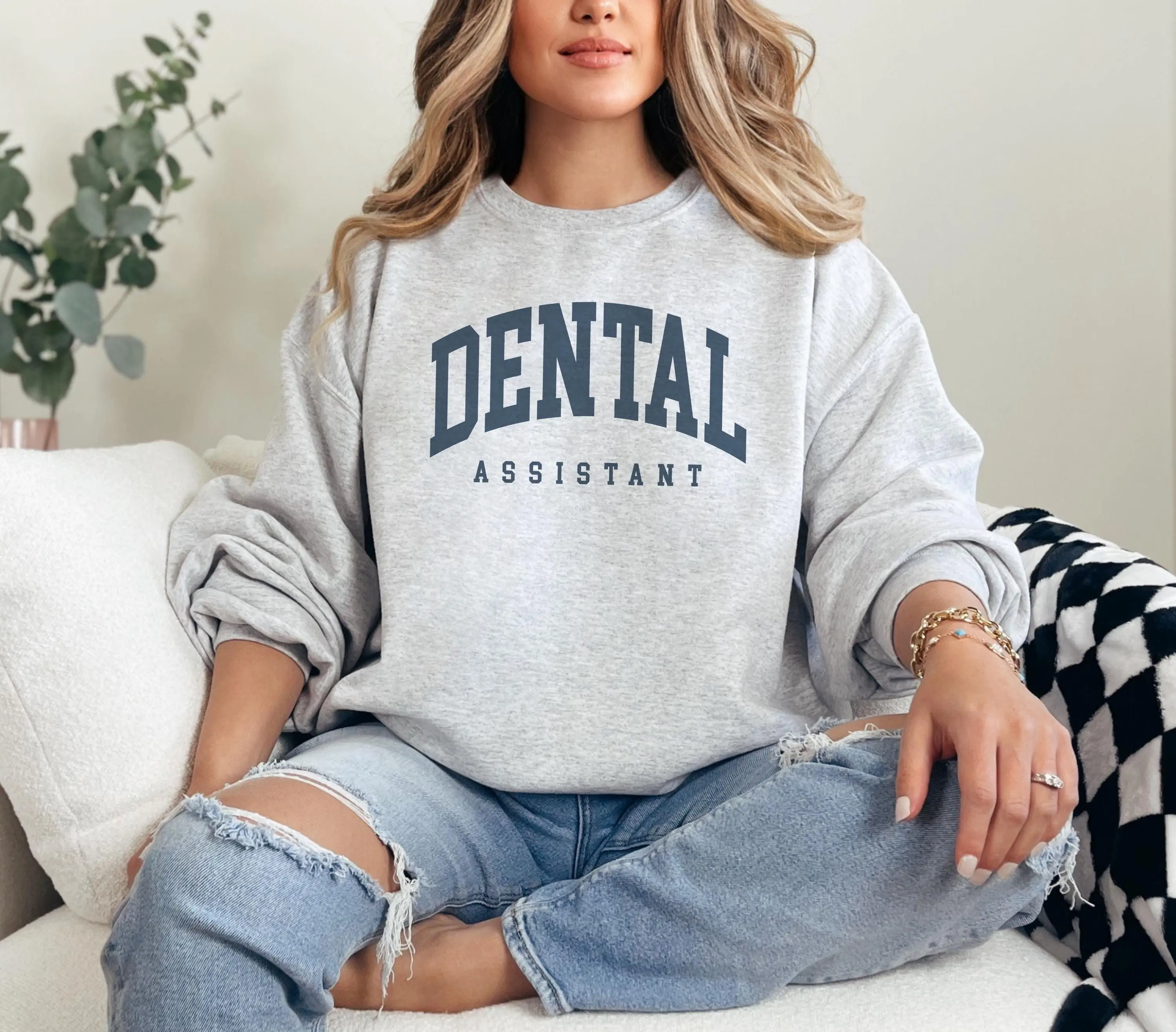 Dental Assistant Shirt, Sweatshirt & Hoodie - Gifts For Dentist Office Staff, Student Graduation RDA, Assistant Week Appreciation, Unisex Crewneck Classic Cotton