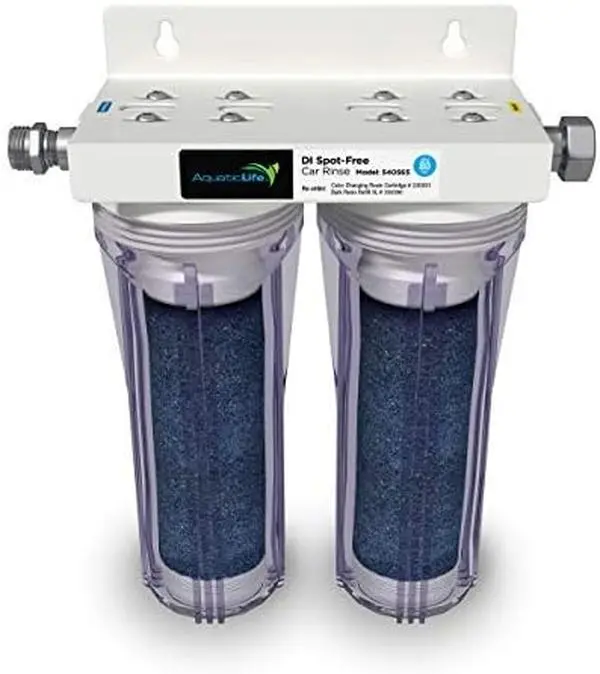 AQUATICLIFE Aquatic Life Deionized Spot-Free Car Rinse Unit - Premium Water Deionizer for Car Washing - Spotless Car, RV, and Motorcycle Wash System