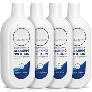 Floor Cleaning Solution, Compatible with Tineco Floor Cleaners. Deep Cleans IFLOOR Series, FLOOR ONE S3/S5/S6/S7/S9 Artist Series Wet/Dry Vacuum Cleaners. Suitable for All Robotic Sweepers and Mops. Leaves No Residue or Water Marks. 500ml * 4 Bottles