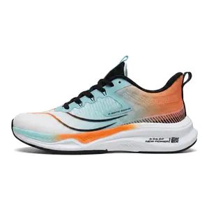 Unisex Gradient Running Shoes - Ultra Cushion & Breathable Mesh Sneakers for Gym & Streetwear