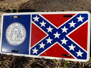 Georgia Confederate Plate