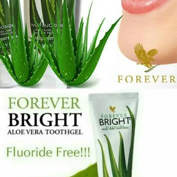 Forever Bright Non-Toxic Toothgel - Oral Care, Gluten Free, Fluoride Free (Toothpaste Without Fluoride), Propolis, Peppermint Flavor, Anti-Inflammatory, Antibacterial, Plaque Removal, 4.8 oz 1 Tube Non Toxic Toothpaste