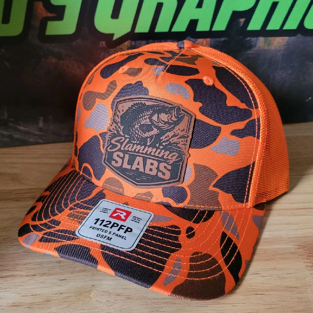 Crappie-ready Hat for Anglers with Blend-in Camo, Adjustable Snapback Cap Featuring a Durable Outdoor Fit, Outdoor-ready Wear