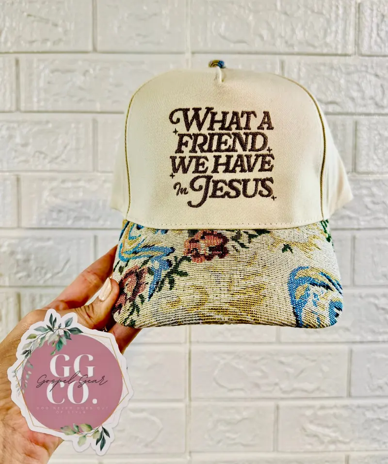 what a friend we have in jesus trucker hat - TikTok Shop display picture 1