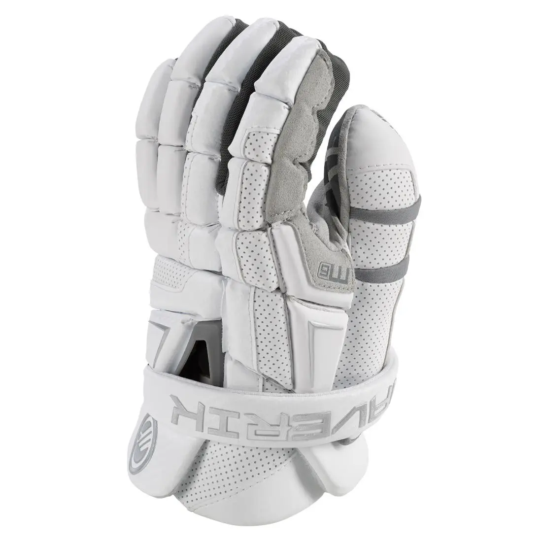 M6 Lacrosse Goalie Gloves for Goalie Play - Durable CONNEKT PALM, Adjustable Cuff, Flowcool Venting for Hyper-Protection, Hyperext Guard, Heat Disperses, 30% Improved Durability