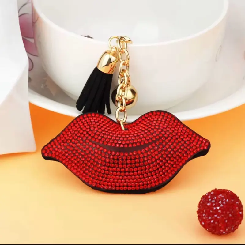 OC Lips Charm Keychain