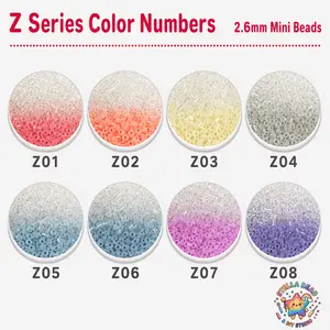 Stella Bead 2.6mm Z Series photochromism Color Refill - 10000ct Fuse Beads, Perfect for DIY Craft Projects