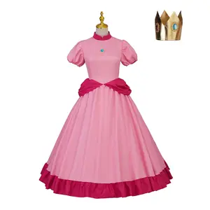 Peach Princess costume stage performance costume carnival role-playing Cosplay dress