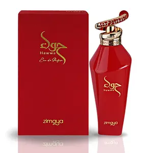 Afnan Zimaya Hawwa Red Women's Eau de Parfum (EDP) Spray Bottle, 3.4 fl oz (3 to 3.9 fl oz Range), Fresh Floral-Fruity Fragrance
