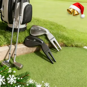 Golf Club Fork, 1 Count Creative Design Zinc Alloy Golf Fork, Durable Lawn Repair Tool for Golf Enthusiasts, Ideal Gift for Golfers, Golf Accessories