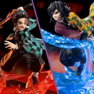 Demon Slayer: Kimetsu no Yaiba Xross Link Tanjiro/Giyu Figures