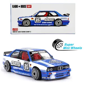 Kaido House x Mini GT 1:64 BMW M3 Kaido Touring Champ V1 BBS Blue #223