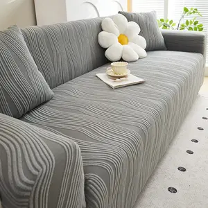 1-Piece Elastic Sofa Cover, Living Room Sofa Protector, Pet-Proof Universal Sofa Cushion, Home Decor Sofa Pad Set, Durable & Easy Care