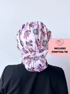 DuoStyle Scrub Hat - Disco Dogs
