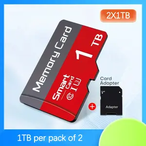 2-Pack × 1TB Micro SD/SD/TF micro tf memory card with adapter - for tablet computers, cameras, mobile phones, PSP games