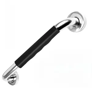 Stainless Steel Wall Mounted Grab Bar,Nonslip Silicone Grip,Stable & Secure,Bathroom Safety Shower Tub Handle,Assist Bath Handle,Fall Prevention,Length Selectable,Ideal for Elderly and Handicapped