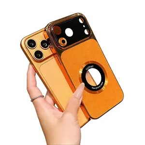 Instantly transforms into IP17, suitable for iPhone 16 Pro Max, magnetic phone case with missing logo, camera button for IP15, lens protector for 14/13