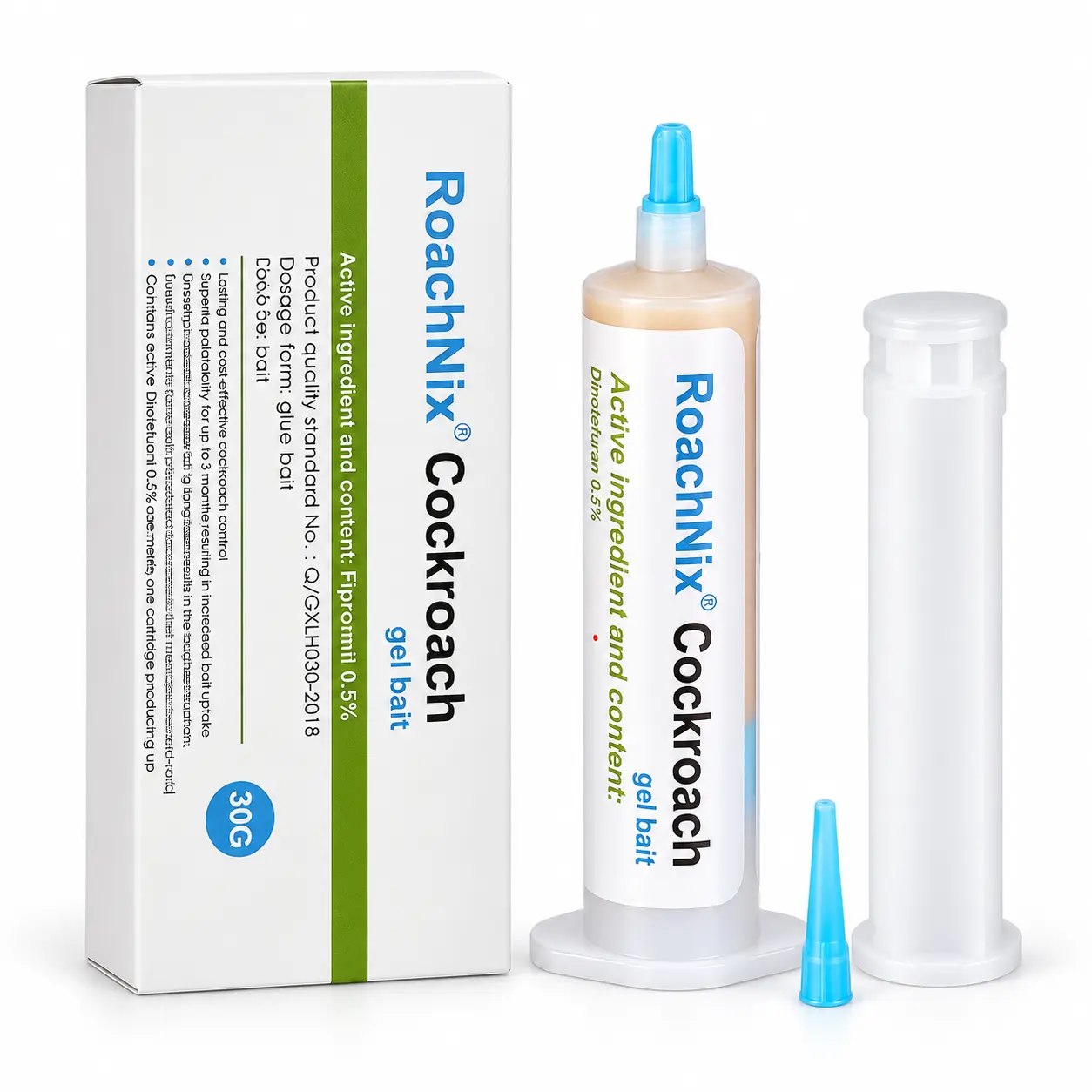 Cockroach Gel Bait – Professional Colony Control Formula, Indoor Pest Control Syringe, Long-Lasting Roach Extermination Solution for Kitchen Areas