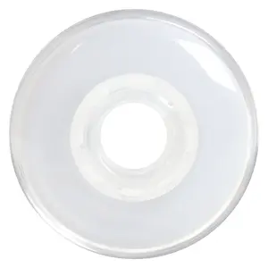 Rink Rat Roller Hockey Wheels Rinkster Ghost 76mm XXX Grip White/Clear (Single)