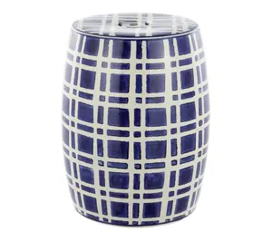 Eytan, 18.25 Inch, Ceramic Garden Stool by Valerie