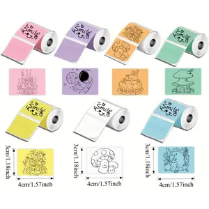 Thermal adhesive labels in a variety of colors; 40x30mm self-adhesive general-purpose label tape; compatible with M110/M221/M220/M120/M200 label printers; ideal for home, school, and office use; perfect for addresses, barcodes, and standard laminated offi