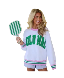 LULU MAC - Social Society Stitch Sweatshirt