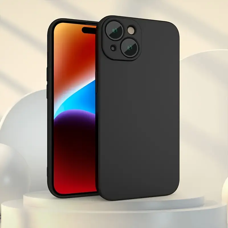 iPhone case,Pure Black All-inclusive Protective Phone Case,Phone Accessories Compatible with iPhone 11 12 13 14 15 16 17Pro Max