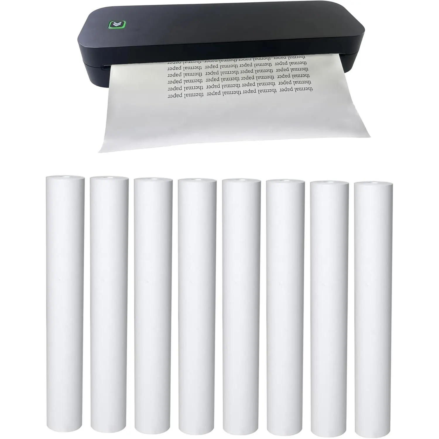 Thermal Printer Paper - 8 Rolls, 8.5x11 Letter Size, Ideal for Aixiqee, GUTHERREN, minzhi, Jadens, Gloryang, Peripage, Munbyn, Hprt,  &