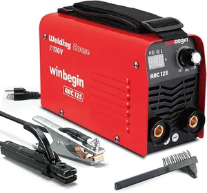 Winbegin Actual 125A 110V Stick Welder, max 1/8" Rod, 125A Heavy Duty, Digital Display, Generator Friendly, Model 6013 7018 6010 6011 Works Arc Welding Machine Portable Welding Machine