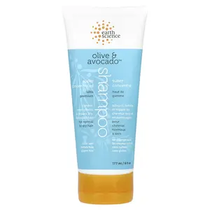 Earth Science Super Concentrated Shampoo, Olive & Avocado™, For Normal to Dry Hair, 6 fl oz (177 ml)