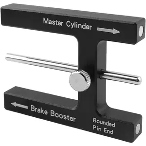 Brake Booster Adjustment Tool,Magnetic Brakes Booster with Master Cylinder to Adjust Braking Distance,Aluminum Push Rod Brake Adjustment Tool for Brakes System Maintenance