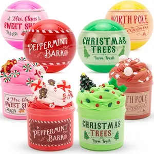 Christmas Stocking Stuffers - Slime for Kids - 4 Pack Slime Balls - Toys Slime Kit Xmas Gifts for Classroom Rewards Teens Girls Boys 4 5 6 7 8 9 10 12 Year Old and Adults