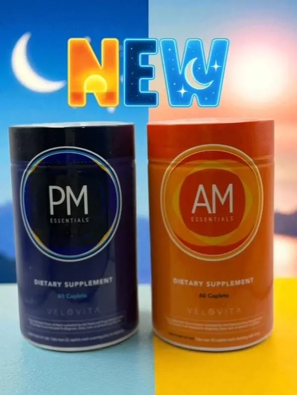 NEW Daily Vitality Sunrise & Sunset AM PM Essentials - 60 Capsules - More Than Just Supplements - Your Daily Genetic System Upgrade - Vitamins Minerals Antioxidants Natural Plant Extracts