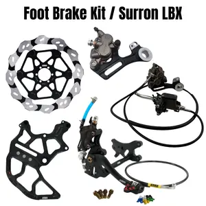 EBG Foot Brake / Handbrake Kit DUAL Caliper for Surron Light Bee (Ultra Bee Brakes)