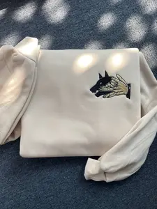 Embroidery Megumi Fushiguro Divine Dogs Hand Sign Shirt, Anime Hoodie, Megumi Shirt, Anime Shirt, Gojo Shirt, Anime Lover Gift, Unisex Anime Cosplay Menswear Sweaters Tops Pullover